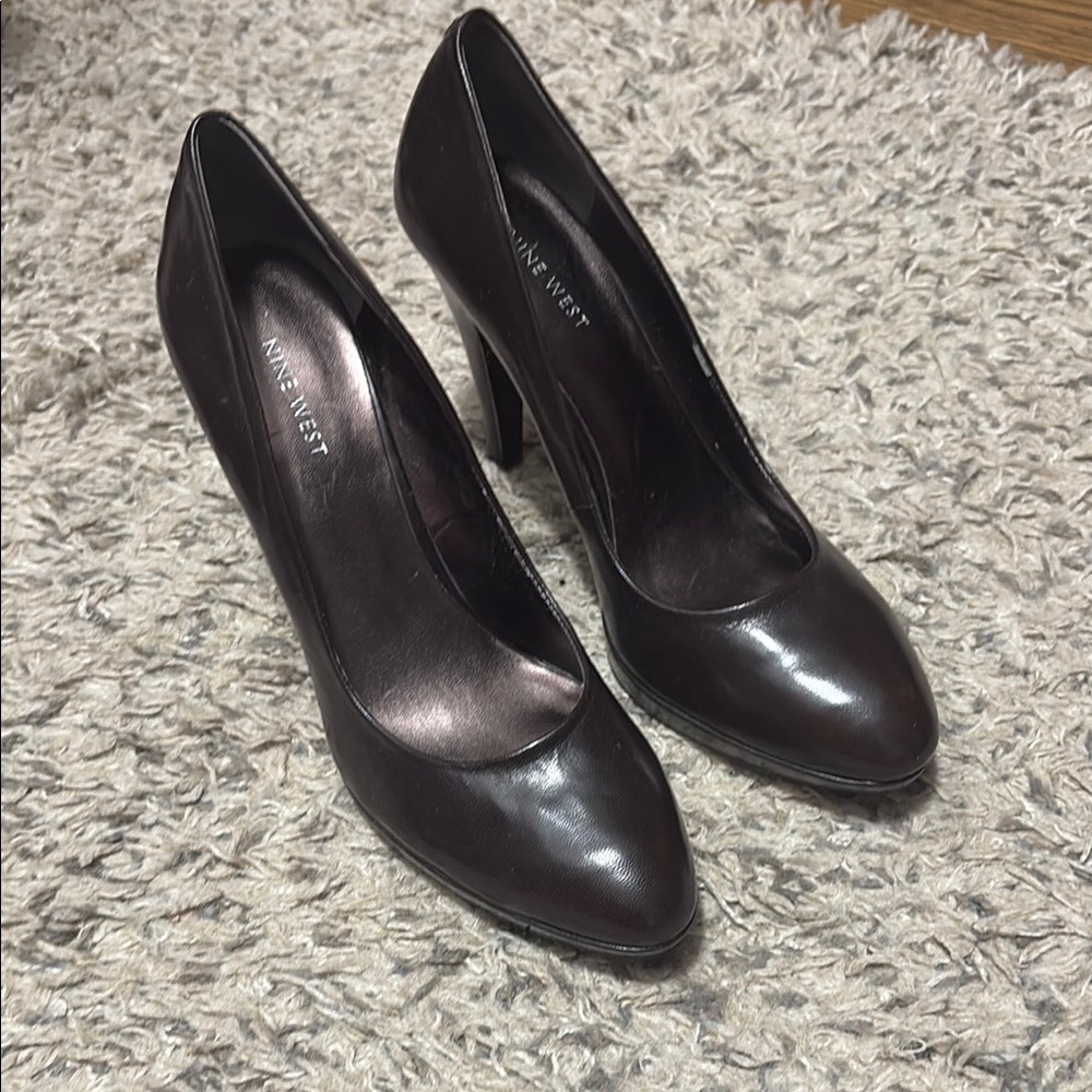 Nine West Dark Brown Women's Heels